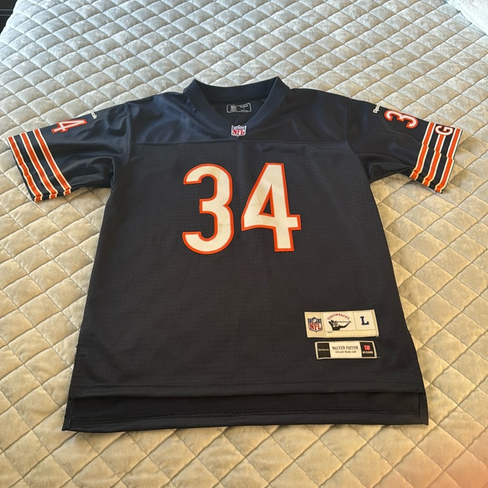 Reebok Vintage Collection Walter Payton Jersey Large